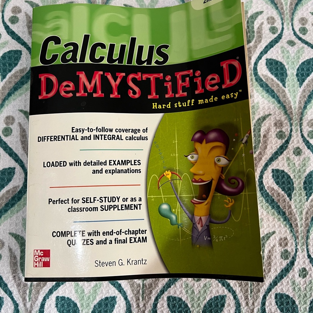 Calculus DeMYSTiFieD Book
